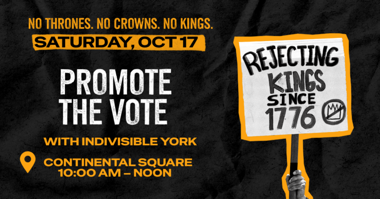 No Kings - Promote the Vote