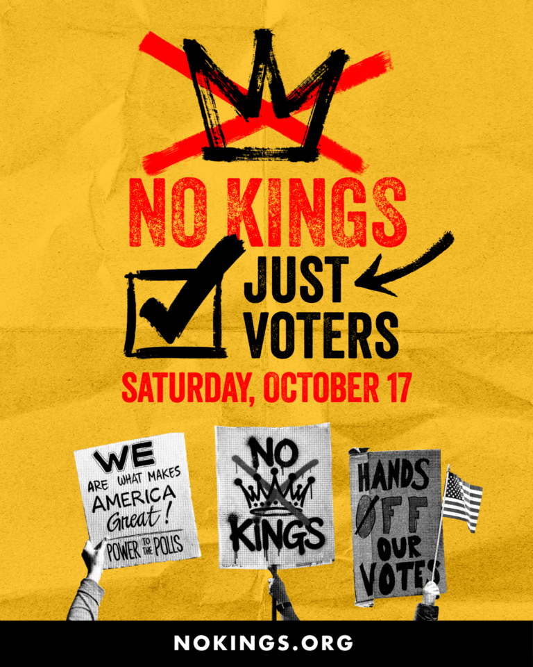 No Kings: Every Vote Counts