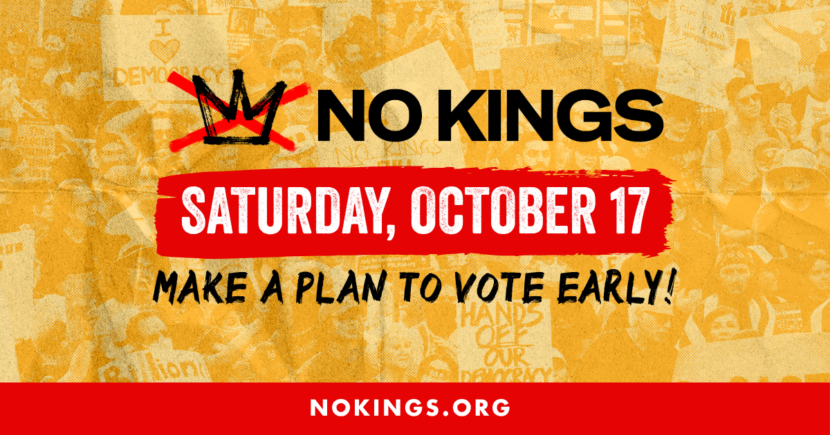 No Kings Vote Early