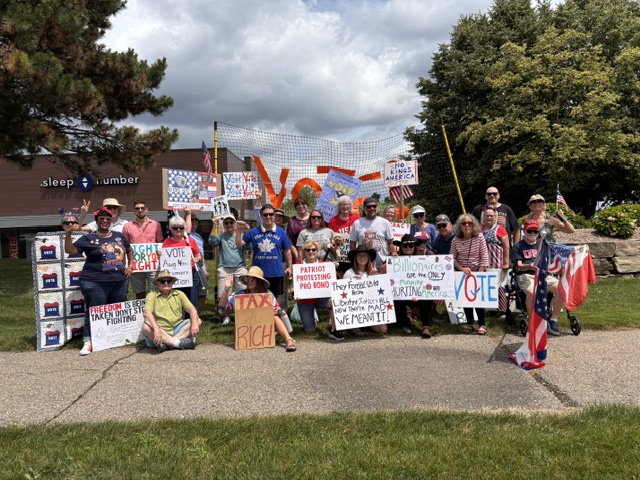 Stand Up Indivisible Rochester Corner Protest