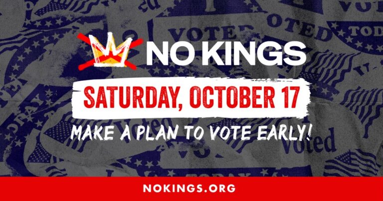 No Kings Vote Early - Otsego