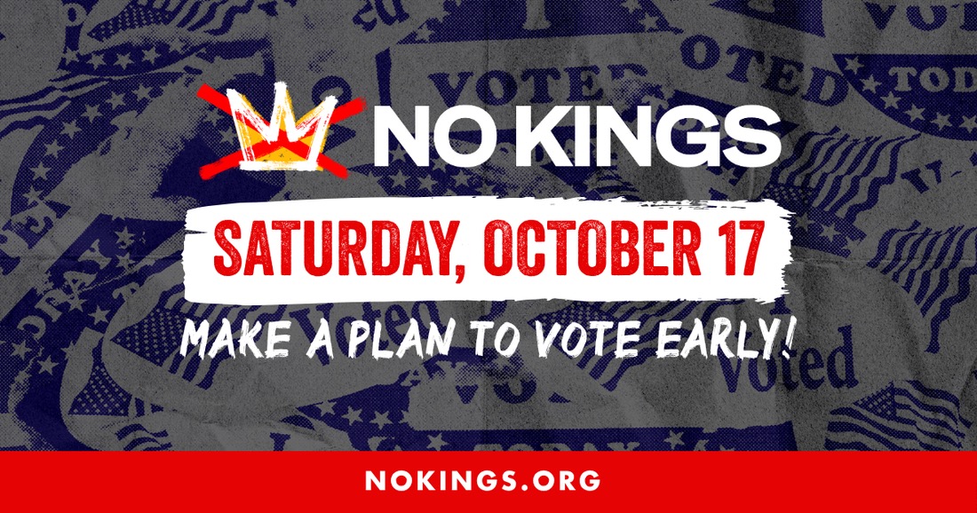 No Kings Vote Early - Otsego
