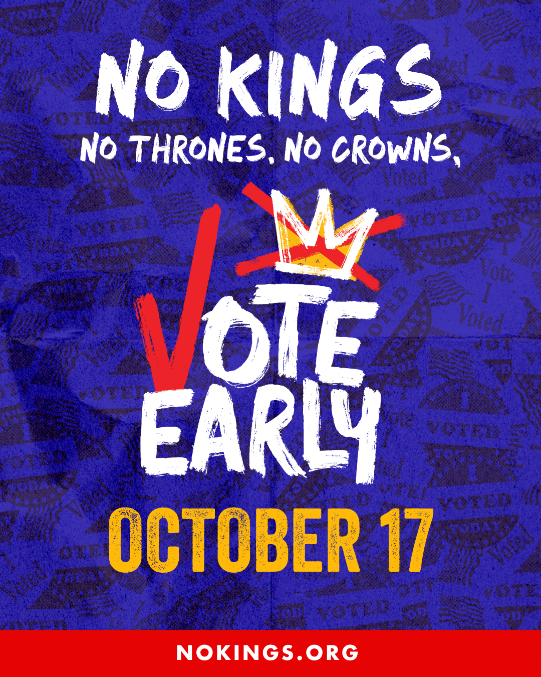 No Kings: Vote Early - Twin Cities, Minnesota