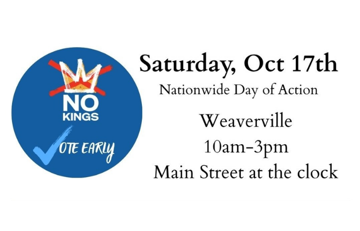 No Kings Day in Weaverville!
