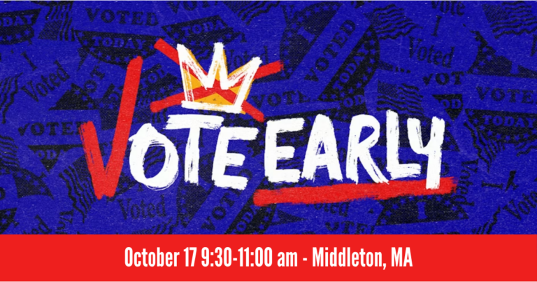 No Kings: Vote Early - Middleton, MA