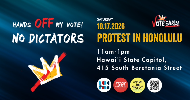 No Dictators: Vote Early In Honolulu (O'ahu)