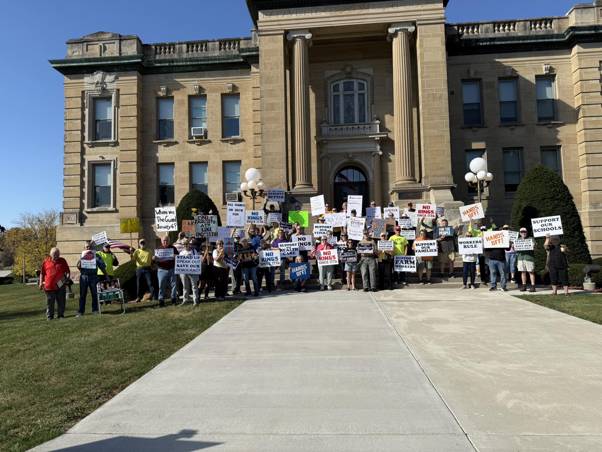 Darlington No Kings Rally