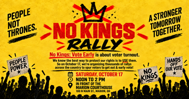 NO KINGS: VOTE EARLY