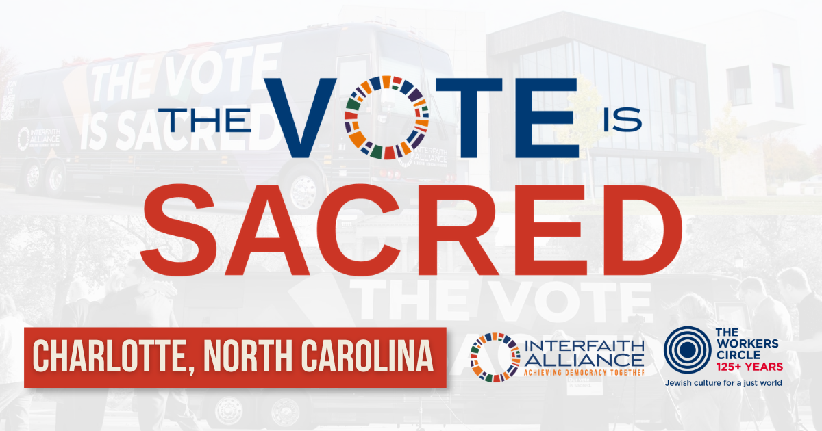 The Vote Is Sacred Tour - Charlotte NC